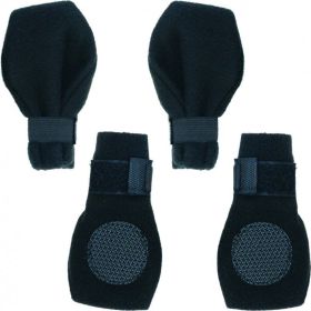 Fahion Pet Arctic Fleece Dog Boots - Black - X-Small (2.25" Paw)