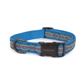 Pendleton Pet Classics Collar (Color: Diamond River Turquoise, size: small)