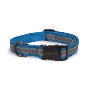 Pendleton Pet Classics Collar (Color: Diamond River Turquoise, size: medium)