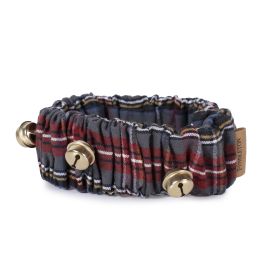 Pendleton Pet Jingle Collar (Color: Grey Stewart, size: medium)