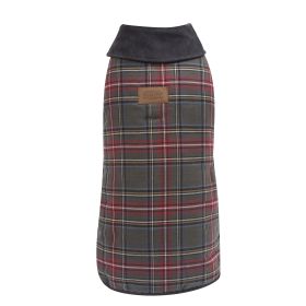 Pendleton Pet Classics Dog Coat (Color: Grey Stewart Plaid, size: medium)