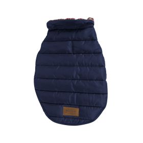 Pendleton Pet Puffer Dog Coat (Color: Pilot Rock Navy, size: small)