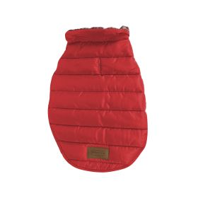 Pendleton Pet Puffer Dog Coat (Color: Pilot Rock Red, size: small)